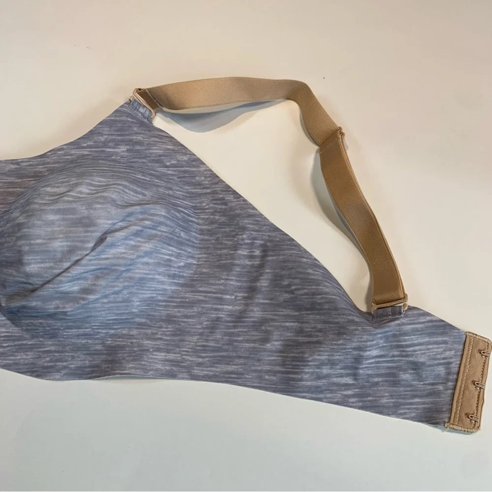 Size 6 Knix reversible nude and blue padded evolution bra - Picture 10 of 14
